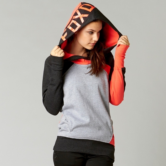 Fox Tops - Fox Spiral Pullover Hoodie Size Large Multi Colour Skate Hoodie